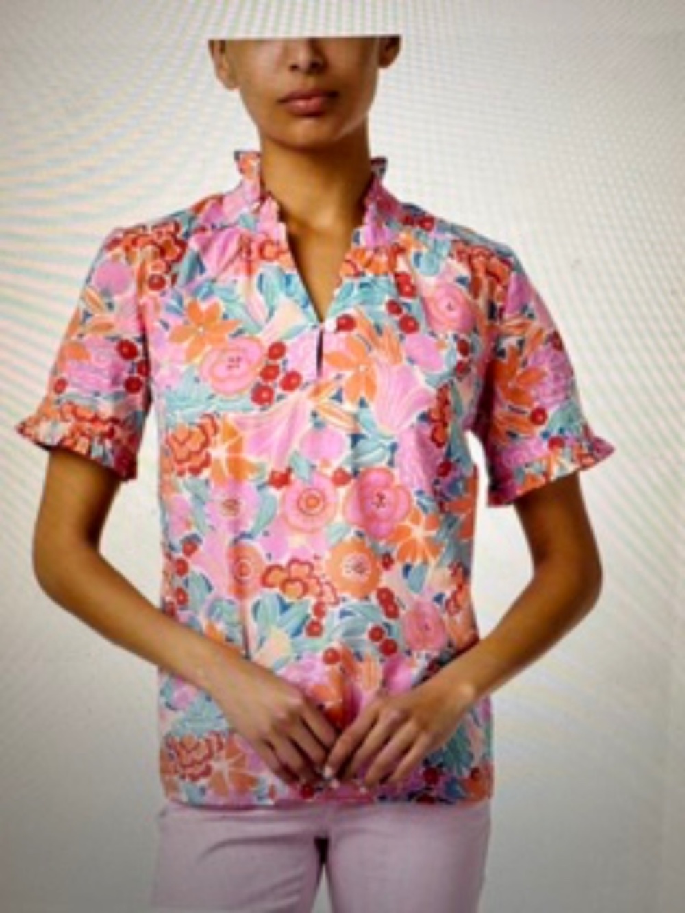 Worn ONCE! Banjanan Ebisu Top in Bloomsbury Dawn, Large, $182